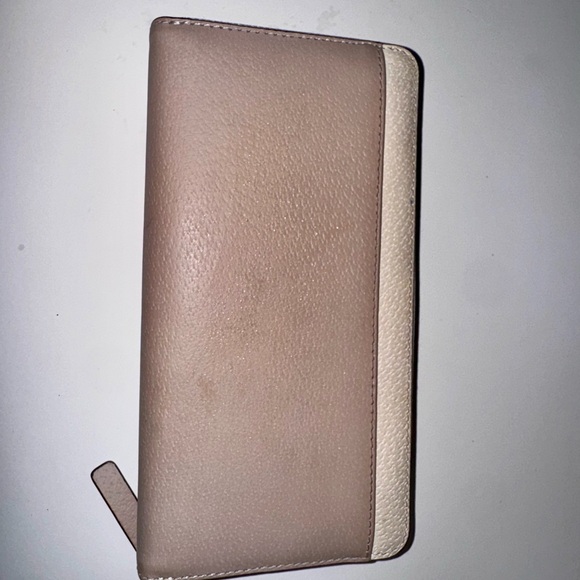 Kate Spade Tan and Cream Pebbled Leather Wallet - Picture 2 of 3